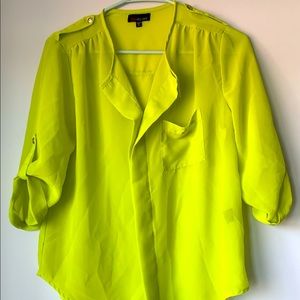 Green blouse